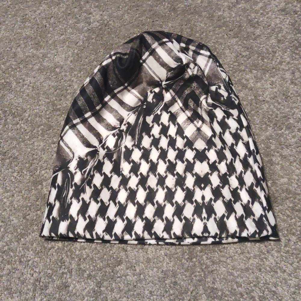 Palestinian Kefiyyeh Kufiya Shemagh Beanie Hat NEW NWT